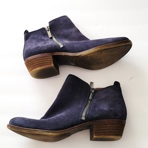 Lucky Brand Deep Blue Ankle Booties